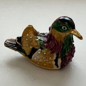 Enamel Mandarin Duck Jewelry Hinged Jewelry/Enhance Love